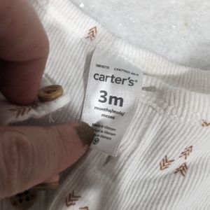 2 Carter's Baby Jumpsuit for boy or girl 3 month